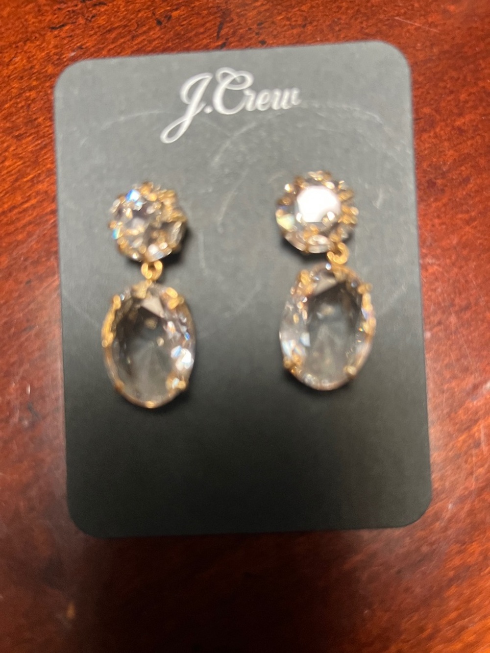 J Crew Crystal Earrings